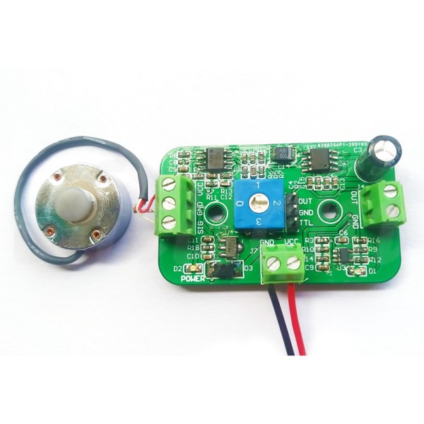 CM01 contact type PVDF sensor electronic stethoscope pulse heartbeat built-in amplifier circuit