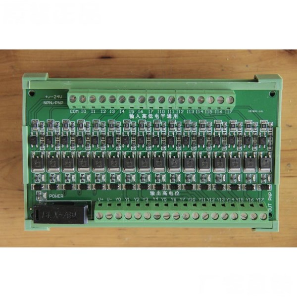 16 road PLC amplifier board isolator board transistor board protection board input general output PNP