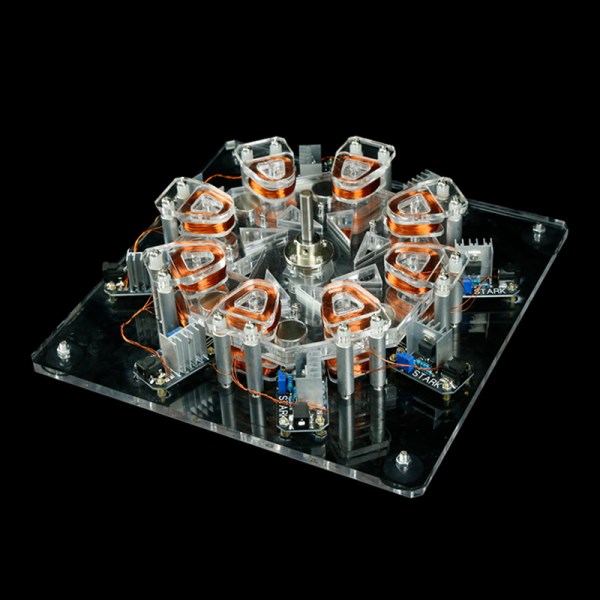 Star Engine High Power Motor Coreless Generator Disc Motor Gift Toy Arrangement Digital Magnetic Levitation