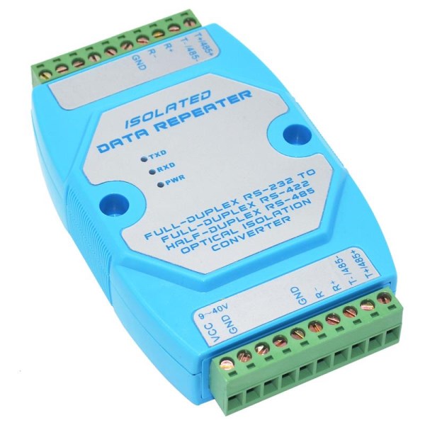 Industrial grade 485 isolated RS485 repeater signal amplifier extension 485 to 422 converter