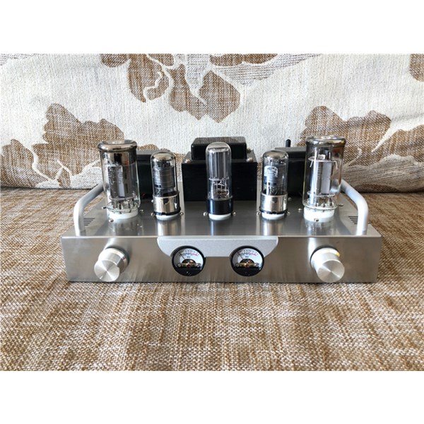 Small 300B 6J8P FU50 title Spartan F1 tube amplifier power amplifier kit with meter head display