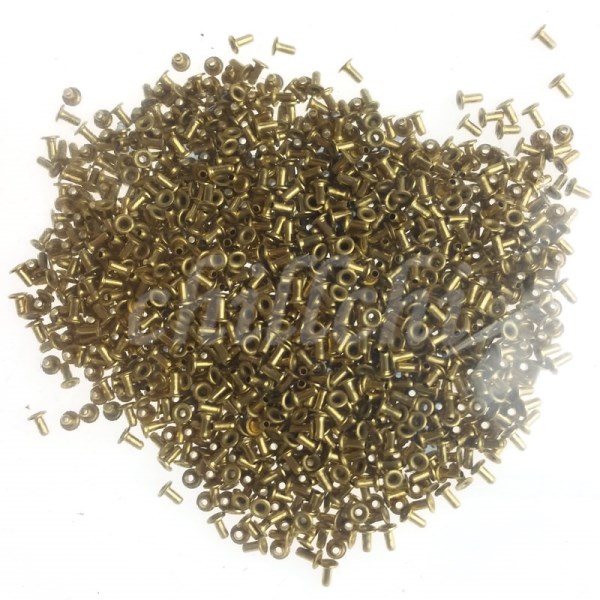 Copper rivets Copper Corn 3x6mm sell a package of about 500 pieces