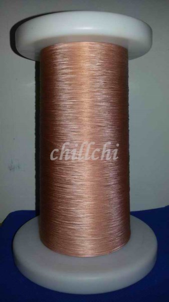 Making 0.1X6 shares high frequency line multi strand wire wire USTC litz wire enameled wire