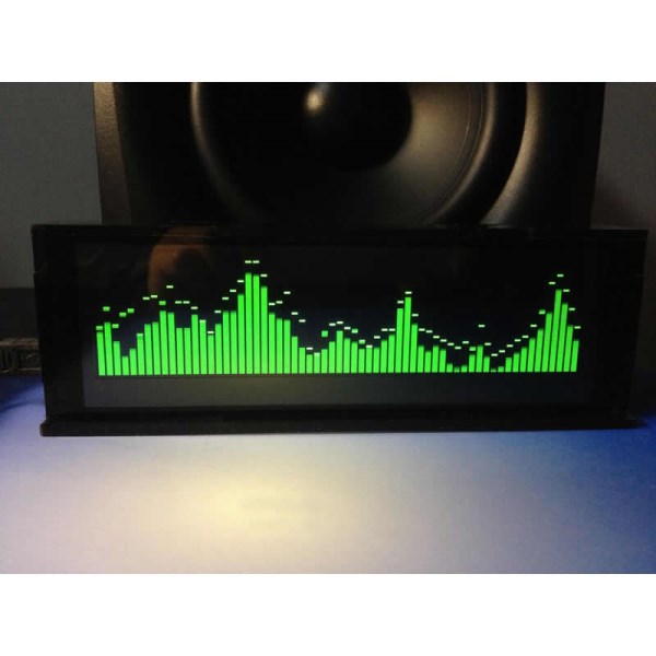 Professional music spectrum display amplifier audio conversion OLED level balance indicator 35-8.9khz