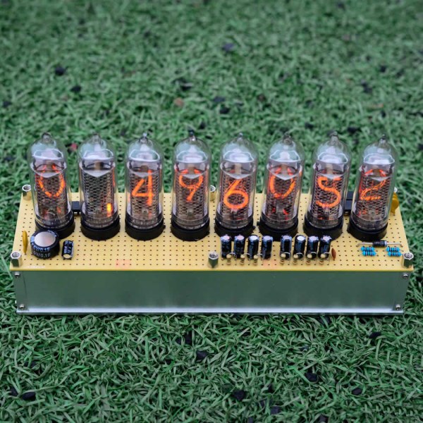 IN14 Glow tube clock The Gate of Destiny Stone World Line Change Rate Detector Divergence Meter