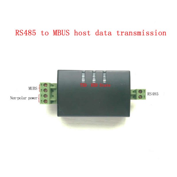 RS485 to MBUS host, data transmission without spontaneous self collection, with 20 slave, bus self protection