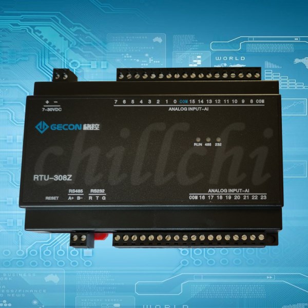 24 channel AI analog 0-20mA 0-10V A DC acquisition Modbus IO module Modbus RTU protocol RS232 RS485