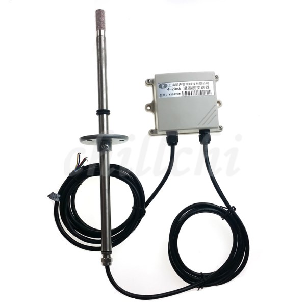 Air duct inserted pipe type temperature and humidity transmitter temperature and humidity sensor stainless steel SHT10