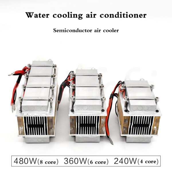 Water-cooled refrigeration core refrigerator pet air-conditioning cooling system made of semiconductor refrigeration chip