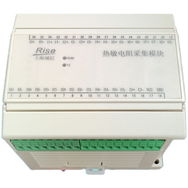 816-channel thermistor temperature detection acquisition module transmitter NTC 10K RS485 MODBUS