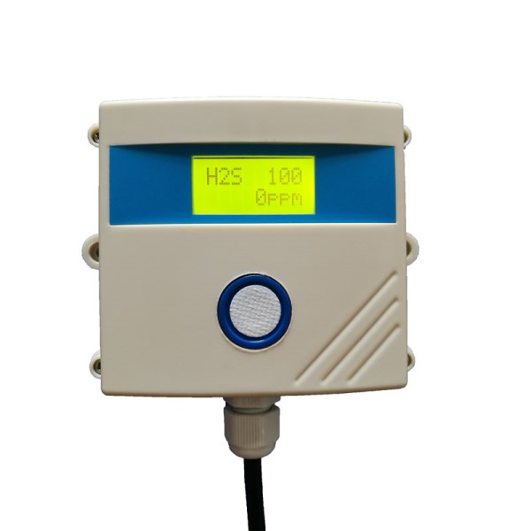 High precision hydrogen sulfide H2S sensor transmitter RS485 Modbus digital buzzer relay