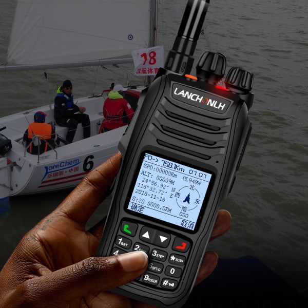 HG-UV98 Professional APRS Dual-Segment Positioning Handset Match Guarantees Rescue Patrol Adventure Support dynamic navigation