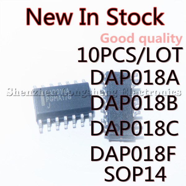 10PCSLOT DAP018A DAP018B DAP018C DAP018F DAP018 SOP-14 SMD power chip New In Stock