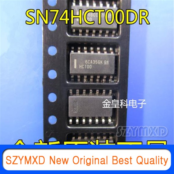 10PcsLot New Original SN74HCT00DR HCT00 SOIC-14 quad 2 input positive NAND logic chip In Stock