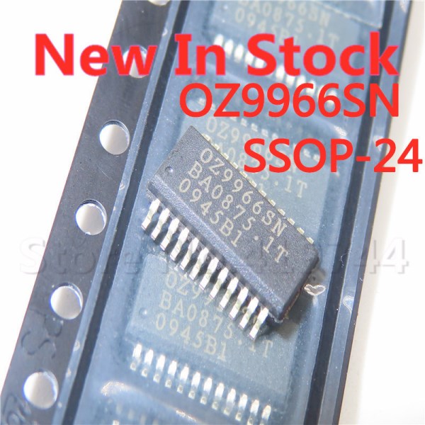 5PCSLOT OZ9966 OZ9966SN SSOP-24 SMD LCD high voltage board management chip In Stock NEW original IC