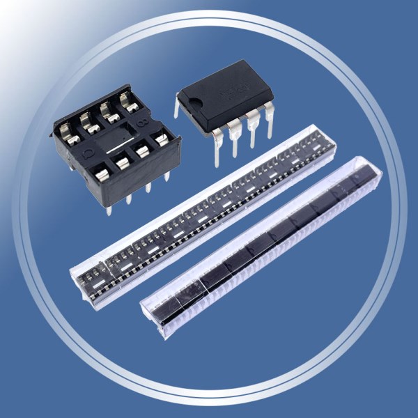 20Pcs,(10 Each)NE555 NE555P IC 555 Timer Programming Oscillator Chip & 8 Pin DIP Sockets