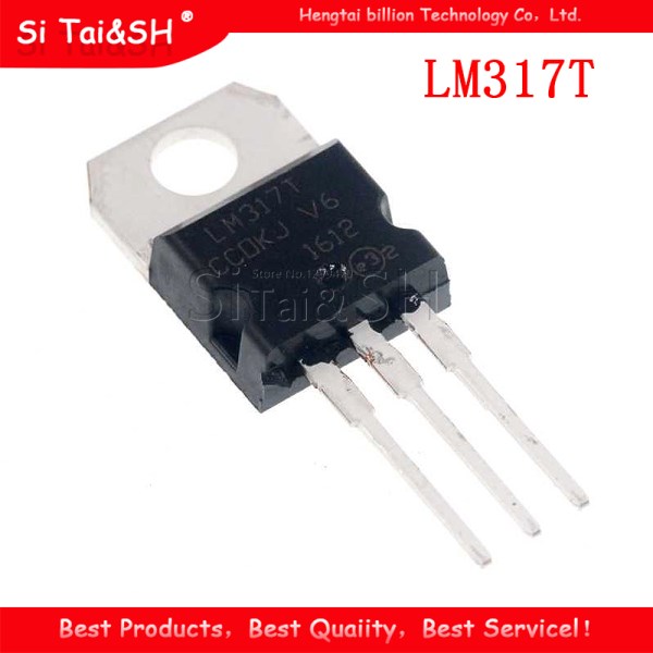 10pcslot LM317T LM317 TO-220 1.2V-37V 1.5A Original IC chip Chipset