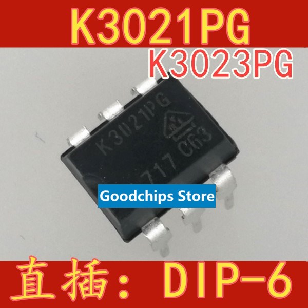 10PCS K3021PG K3021 K3023PG K3023 DIP-6 in-line optocoupler imported chip DIP6