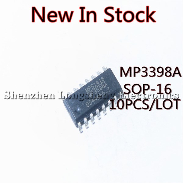 10PCSLOT MP3398A MP3398AGS SOP-16 LCD Power Chip In Stock