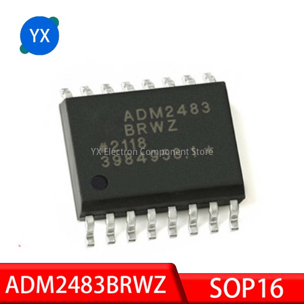 10PCS ADM2483BRWZ ADM2483 SOP-16 Transceiver Chip ADM2483BRWZ-REEL