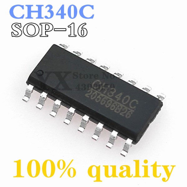 10pcslot 340-c Original Ch340c USB Converter Chip Sop-16