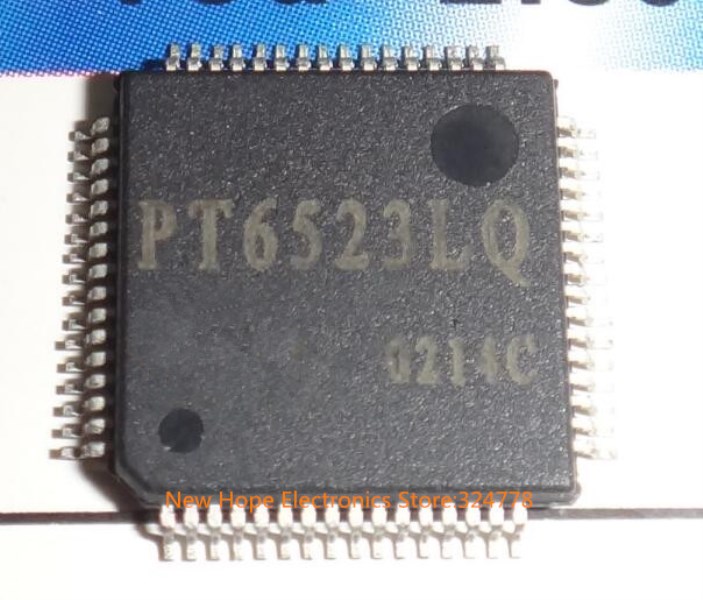 PT6523LQ PT6523 QFP64 Integrated circuit chip