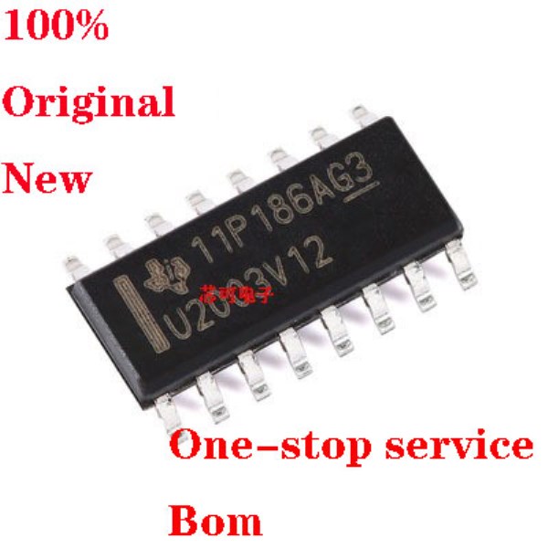 Original and New ULN2003V12DR 7-channel NMOS array low-side driver chip SOIC-16