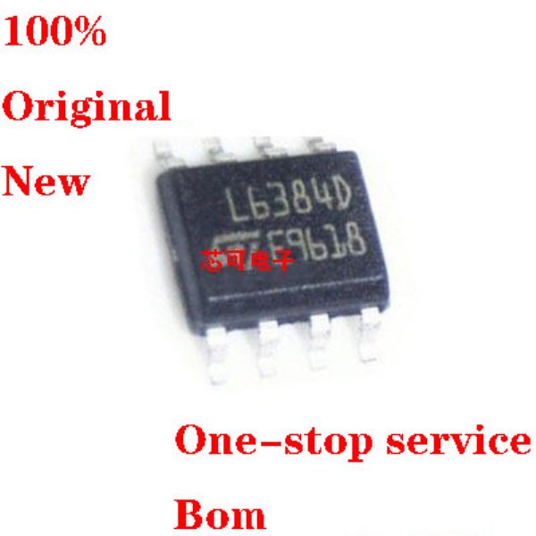 Original and New L6384D013TR L6384D chip Sop8 bridge driver external switch
