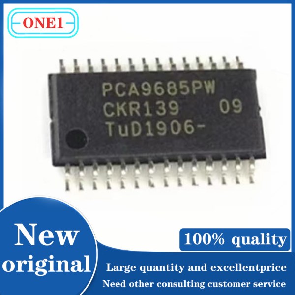 1PCSlot PCA9685PW PCA9685 IC LED DRVR LIN PWM 25MA 28TSSOP IC Chip New original