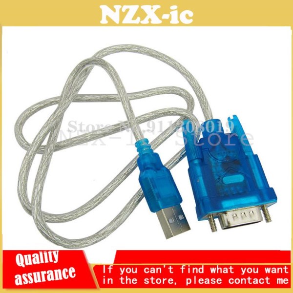 USB to 9-pin serial cable HL-340 chip USB to serial cable USB-RS232 support win7
