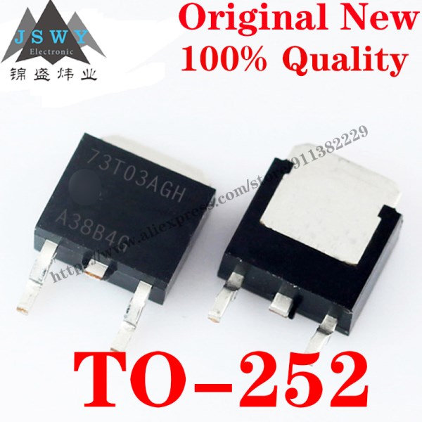 10~100PCS AP73T03AGH-HF TO-252 Discrete Semiconductor Transistor MOSFET Chip the for module arduino nano Free Shipping 73T03AGH