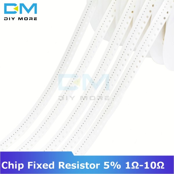 1700pcs Chip Fixed Resistor SMD0201 SMD0402 SMD0603 SMD0805 SMD1206 1ohm-10Mohm Resistor Assorted Kit Diy Electronic Thick Film