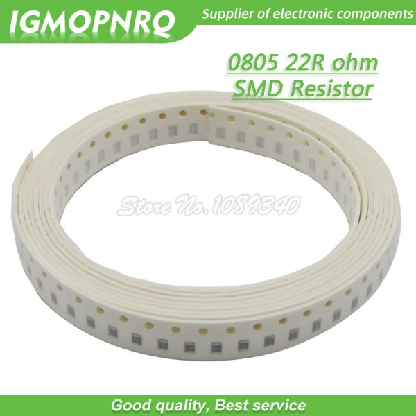300pcs 0805 SMD Resistor 22 ohm Chip Resistor 18W 22R ohms 0805-22R