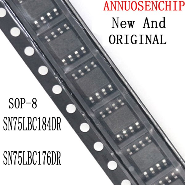 10PCS New And Original 7LB184 7LB176 SOP-8 Line driver chip transceiver IC chips SN75LBC184DR SN75LBC176DR