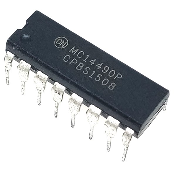 DIP16 New original MC14490PG MC14490P logic chip straight plug DIP-16 can be shot straight