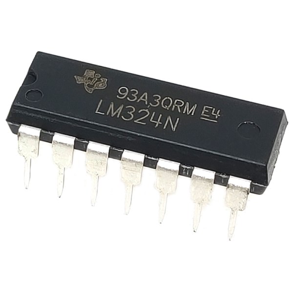 New LM324 LM324N DIP-14 four-way operational amplifier in-line large chip DIP14