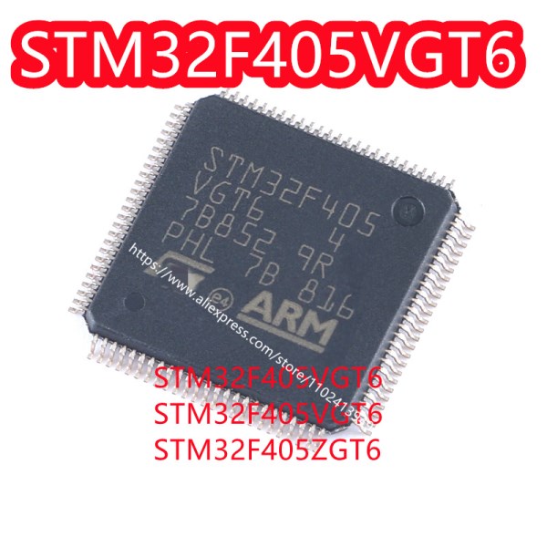 STM32F405RGT6 STM32F405VGT6 STM32F405ZGT6 STM32F405 STM32 LQFP Baru Asli Ic Chip Di Saham