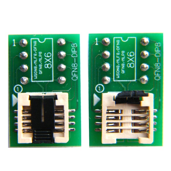 DFN8 WSON8 MLF8 MLP8 QFN8 to DIP8 Adapter 6*5mm 6*8 IC Chips Socket for TL866ii plus RT809HF T48 T56 ezp2023 CH341 programmer.