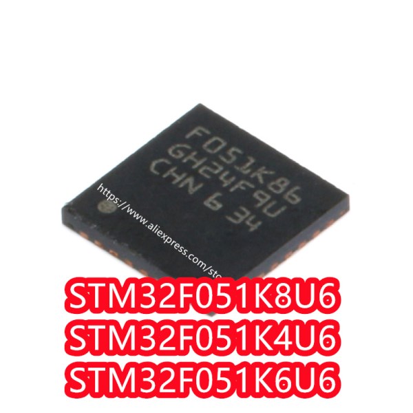 Baru STM32F051K8U6 STM32F051K4U6 STM32F051K6U6 STM32F051K8 STM32F051K4 STM32F051K6 STM32F051 STM32F STM32 STM IC MCU Chip QFN32