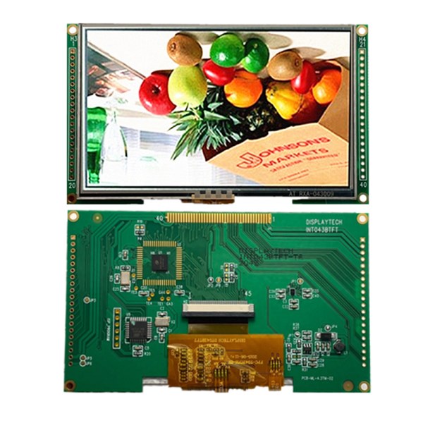 4.3" 480X272 LCD TFT SSD1961 Chip INT043BTFT-TS INT043BTFT With Touch RGB Colors 80806800 MCU Parallel Port New Display