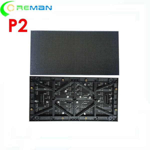 Coreman led p2 module, p2 pitch led module Epistar Nationsar led chip module, high quality ph2 led module panel 128x64 dots