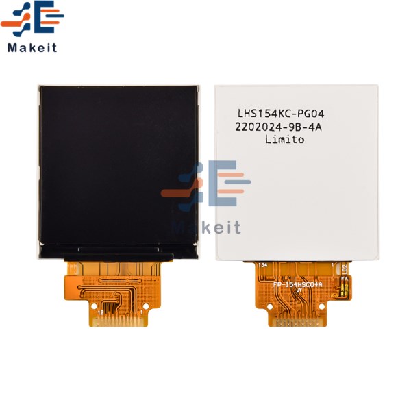 1.54-inch TFT LCD display resolution 240x240 support SPI interface driver chip ST7789V 3.3V high-definition IPS full color 1