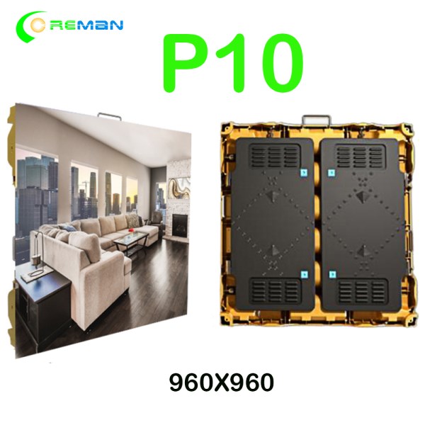Epistar Chip smd3535 outdoor p10 rental led display screen 960X960mm cabinet pantalla led publicidad P8 P6 P5