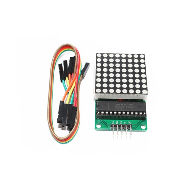 Finished product MAX7219 dot matrix module control module single chip module display module wire feed