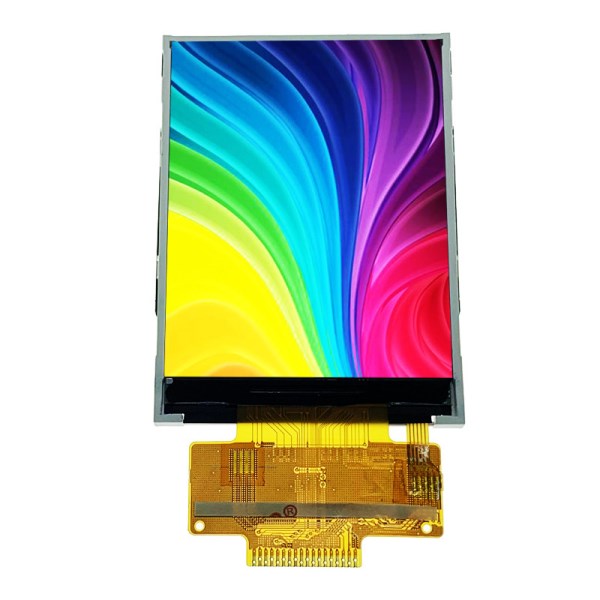full color LCD display for 2.4 inch Module ILI9341 18 pin XPT2046 Touch chip supply STM32 code 0.8 mm spacing Weld type FPC