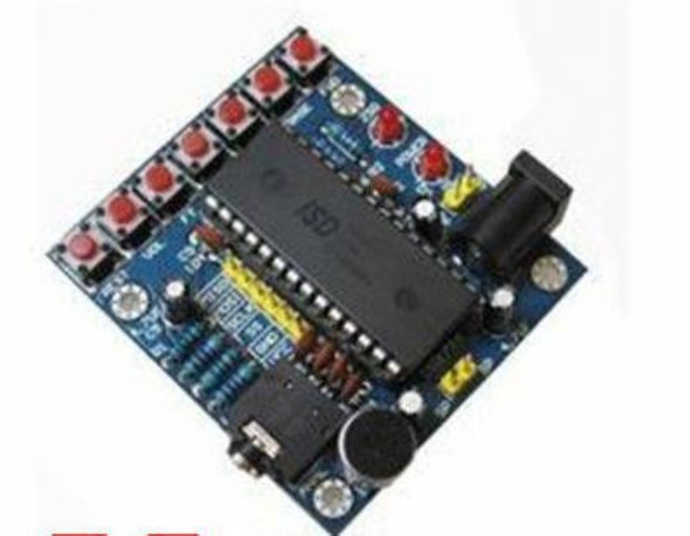 Free Shipping! 1pc ISD1700 series voice recording module ISD1760 module with chip sending data(C1B2)