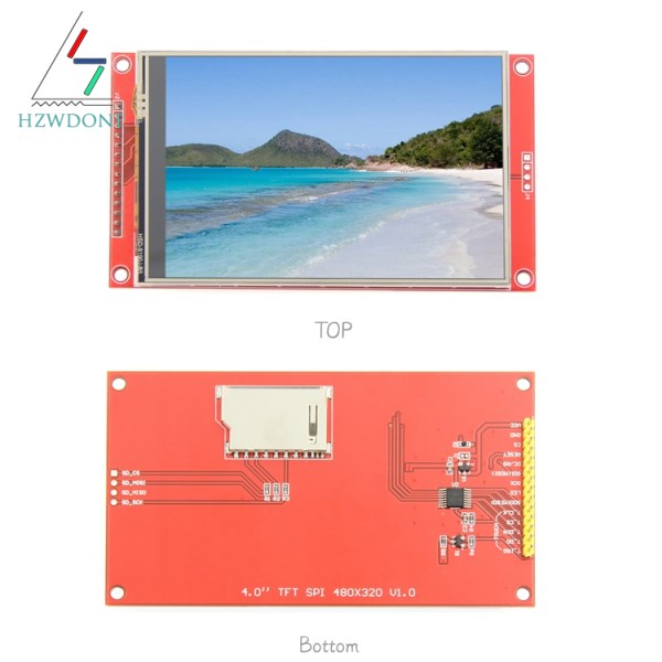 LCD Screen Module TFT 4.0 inch SPI Serial 480 x 320 ILI9486 HD Electronic Accessories with ST7796 Driver Chip