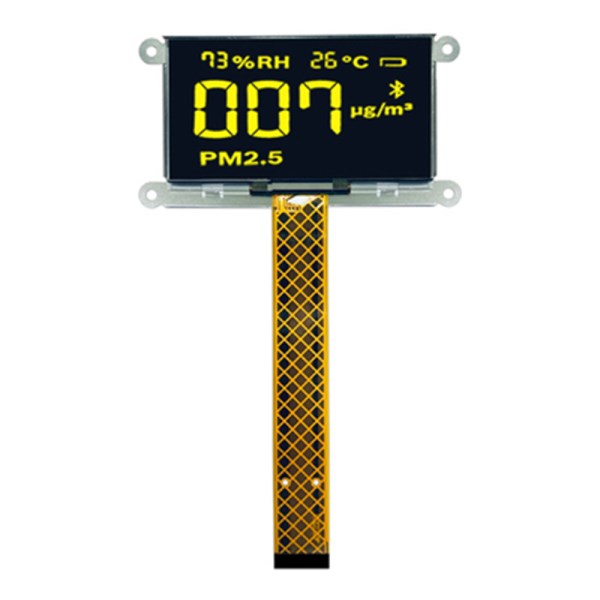 2.7 Inch Yellow 128x64 Display Screen OLED SSD1325 Chip Parallel 4-SPI Serial IIC I2C Interface TCP+FPC+Bezel 30P UG-2864ASYDT01