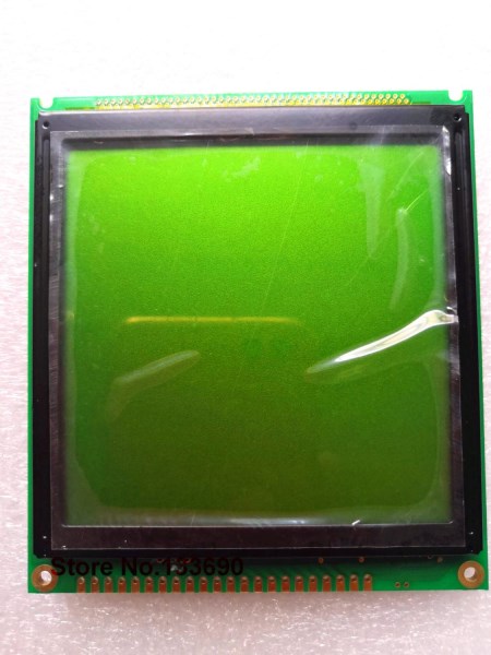 128x128 LCD Display T6963 Chip 128*128 LED Backlight 22P KS3500 KS3600 AT-G128128B Yellow For Injection Molding Machine