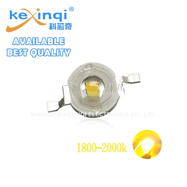 50pcs High Power Led 5w Gold Amber Light 1800-2000K High Brightness 58mil Chip Light Source